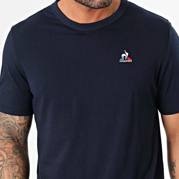 Le Coq Sportif Men's Tricolore Short Sleeve Round neck T-shirt Size XL - Picture 1 of 8